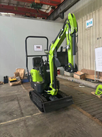 Mini pelle électrique CE de 1 tonne 1000kg avec perceuse à tarière à attelage rapide