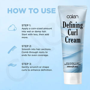 Luxfume, 250ml, <span class=keywords><strong>crema</strong></span> hidratada Antifrizz para peinar, orgánica, vegana, fuerte, nutritiva, <span class=keywords><strong>crema</strong></span> de <span class=keywords><strong>rizos</strong></span> definitoria para el cabello, OEM ODM - Product Image 6