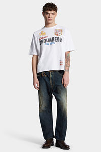 Jean droit 100% coton délavé à l'acide pour hommes, respirant, lavable, fermeture à glissière, boutons pour l'été, l'automne, le printemps et l'hiver - Product Image 6