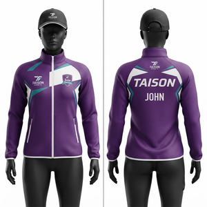 Chaqueta de Entrenamiento de Béisbol Unisex, 330 GSM, Forro Polar de Poliéster Premium, Tejido de Alto Rendimiento, Frente Sólido Negro, Dorado, Bordado Personalizado - Product Image 6