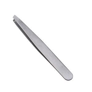 Pince à sourcils inclinée aux extrémités pointues pour la cueillette de l'épilation avec poignée confortable pince à épiler à sourcils - Product Image 2