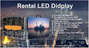 Pared de video LED de escenario gigante P3.91 Pantalla LED de alquiler para interiores sin costuras Alto brillo Especificación personalizada a todo color - Product Image 4