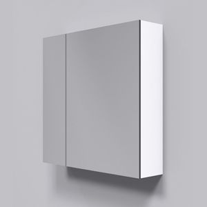 Armadio a specchio a LED da bagno a 2 porte da 70 cm con ripiano versione destra da 1 - Product Image 1