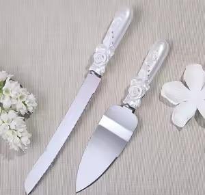 Stylish Look Metal <b>Cake</b> <b>Server</b> Set Dessert Knife Wedding Partyware Kitchen Dining Tableware Pastry Serving Tool - Product Image 5