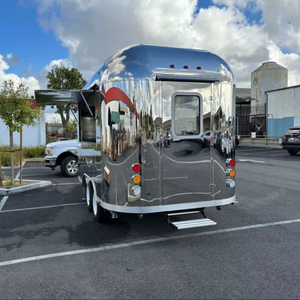 Remorque alimentaire mobile Chariot à hot-dogs mobile avec grill et friteuse à vendre - Product Image 2