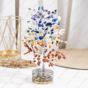 Árbol de los 7 Chakras de Orgón de Calidad Premium con 300 Chips, Cristales Hermosos Hechos a Mano para Decoración y Crecimiento Espiritual - Product Image 2