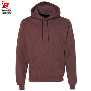 Vente en gros d'usine de sweat à capuche en molleton de coton pour hommes design sportif décontracté avec logo personnalisé pour impression bouffante couleur unie à capuche pour l'hiver - Product Image 6