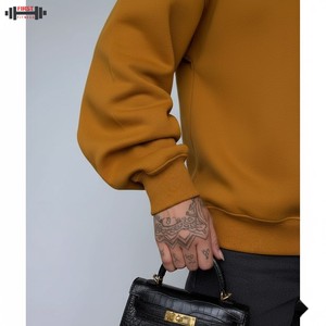 Sudadera con Capucha Extra Grande de Invierno para Mujer, con Estampado Personalizado en la Parte Delantera, Tejido de Poliéster/Algodón - Product Image 6