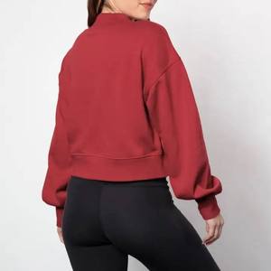 Quick Dry Anti-Shrink Comfortable Women's Winter Warm Casual Fleece Sweatshirt Breathable 2025 Latest Style Eco-Friendly Front - Product Image 3