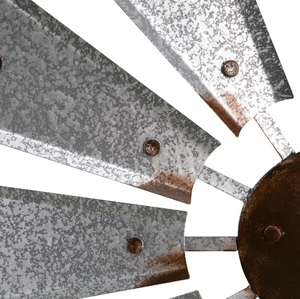 Décoration murale en métal galvanisé au design rustique intérieur extérieur tenture hôtel restaurant maison salon chambre arts décoratifs - Product Image 2