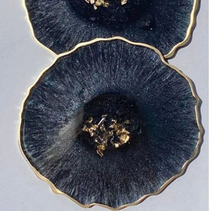 Handmade Eco-Friendly Classic Epoxy Resin <b>Tea</b> <b>Coaster</b> High Quality with Artistic Design for Personalized Gifts Crescent Crafts - Product Image 6