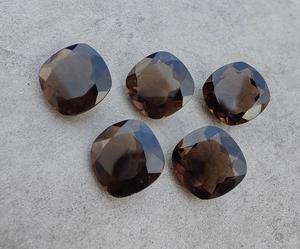 หินควอทซ์สโมควีทซ์ขนาด10มม. ทรงเหลี่ยมเพชรพลอยหลวมหินควอทซ์กึ่งมีค่าสำหรับทำเครื่องประดับ - Product Image 3