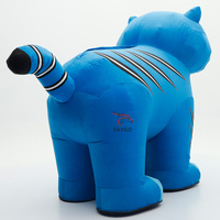 Alquiler de Disfraz de Tigre Inflable de Tamaño Real con Cuatro Patas, Divertido y Encantador, para Adultos Unisex, Pascua/Halloween