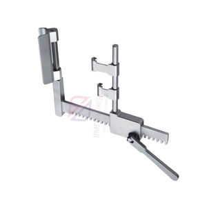 Écarteur manuel réutilisable à lames en acier inoxydable pour chirurgie cardiovasculaire et thoracique - Product Image 4