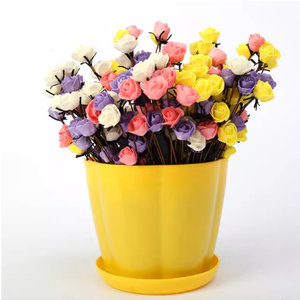 Petit Pot de Fleur en Plastique Épais pour Table de Balcon Pots de Plantes Succulentes Pot Clair Simple Rose Verte pour Plantes Manufacture Vietnam - Product Image 4