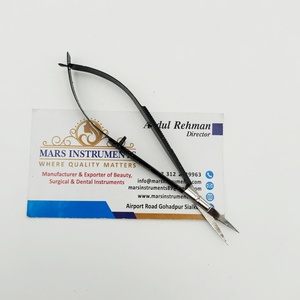 Ciseaux à ongles en acier inoxydable Ciseaux à sourcils droits extra fins Action de printemps Ciseaux de couture durables pour la broderie - Product Image 2