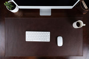 Luxury Office Genuine <b>Leather</b> <b>Desk</b> <b>Mat</b> Eco-Friendly Heavy Duty Smooth Writing Surface Durable Table Protection Pad Premium - Product Image 4