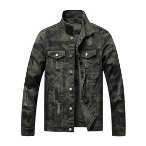 Veste en jean délavé vintage pour hommes avec broderie personnalisée Streetwear à la mode pour les acheteurs en gros - Product Image 1