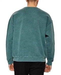 Sudadera con capucha de alta calidad 100% algodón bordado logotipo personalizado fabricantes Zip Up Puff Vintage Wash Print Acid Wash - Product Image 3