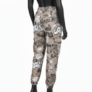 Pantalones Cortavientos para Mujer, Ligeros, de Tela de Poliéster Tejida, Impresión por Sublimación Completa, Logotipo Personalizado - Product Image 5