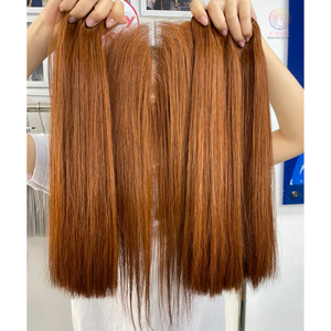 Envío de la gota Extensiones de cabello vietnamita crudo recto natural Paquetes dibujados dobles Proveedor de cabello humano - Product Image 4