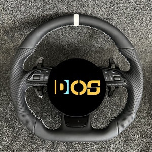 Volant <span class=keywords><strong>de</strong></span> <span class=keywords><strong>voiture</strong></span> personnalisé DOS pour <span class=keywords><strong>Audi</strong></span> <span class=keywords><strong>R8</strong></span> TT TTS T RS A6 A7 A3 A4 A5 Sport, volant en cuir à fond plat avec palettes <span class=keywords><strong>de</strong></span> changement <span class=keywords><strong>de</strong></span> vitesse - Product Image 5