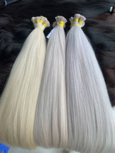 Cabello Humano Virgen Vietnamita Natural de Primera Calidad, 20 kg a Granel, Color Claro, Textura Lisa, Diseño Libre, Envío Rápido - Product Image 2