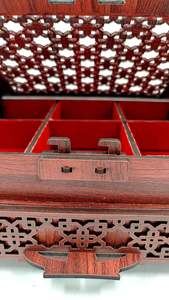 Natural Finish Customized <b>Wooden</b> Jewelry <b>Box</b> with Decorative Metal Fittings for <b>Small</b> Large Jewelry Pieces at Wholesale Price - Product Image 2