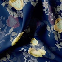 Tissu imprimé en georgette de qualité supérieure, imprimé numériquement, pour robes, fabricant de textiles sur mesure, OEM, ODM, fournisseur de marques privées