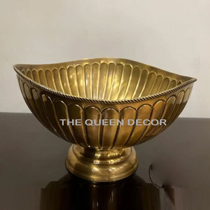 Décoration de la maison moderne en aluminium métal Poker imprimé bol décoratif écrou plaque de rangement avec art ornement style - Product Image 4