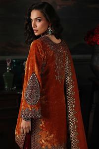 Robe en velours pakistanaise de créateur, best-seller en ligne, robe en velours à bas prix, shalwar kameez pakistanais moderne en velours - Product Image 6