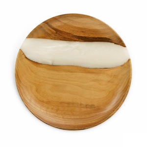 Ensemble de sous-verres en bois et en résine Look élégant pour tout réglage de table disponible personnalisé à vendre - Product Image 3