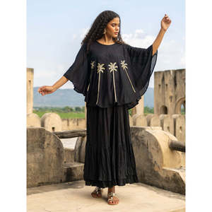 Poncho en modal Dune - Tunique modeste - Product Image 4