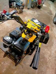Tractor Agrícola de Dos Ruedas con Motor Diésel, Mini Tractor Cortacésped 2WD de 20 HP con Transmisión por Engranajes, Equipo Agrícola - Product Image 3