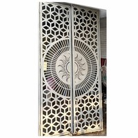 Panneaux de séparation en métal gravés au laser sur mesure, clôture extérieure pour la protection de la vie privée, portail de jardin, cloison décorative, séparateur de pièce