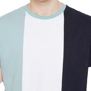 Camisetas de hombre al por mayor 100% algodón, diseño de rayas, secado rápido, transpirables, manga corta, para uso en exteriores CP-M-TS-05 - Product Image 6