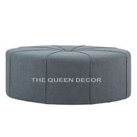 Pouf ottoman en cuir véritable de luxe pour la maison Design moderne pour chaque maison Hôtel Bureau Table basse ottomane