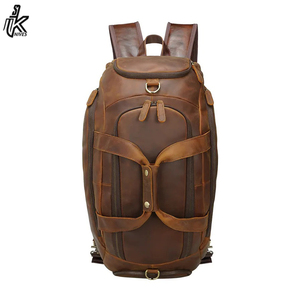 Sac de voyage week-end multifonction en cuir de vachette pleine fleur, nouveau design, pour hommes - Product Image 3