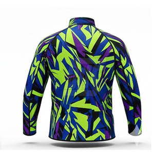 Chaqueta Deportiva Sublimada con Cierre de Cremallera de Cuarto para Hombre, Chaqueta Deportiva Sublimada con Cierre de Cremallera de Cuarto para Entrenamiento, Gimnasio y Actividades al Aire Libre - Product Image 2