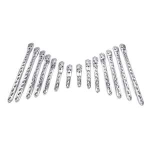 Ensemble de plaques de fixation proximales du fémur, 14 pièces, 7L 7R, acier inoxydable, instrument chirurgical vétérinaire manuel pour la fixation osseuse des animaux - Product Image 5