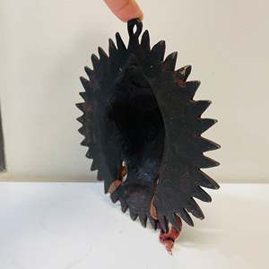 Pendentif bouddhiste en laiton de 7 pouces, statue en bronze de Los Angeles, élégante sculpture bouddhiste de 7 pouces en bronze de cuivre - Product Image 5