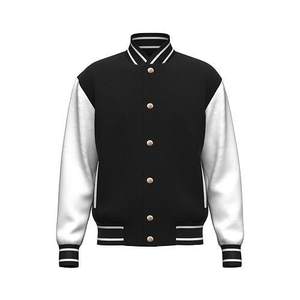 Vestes de grande taille pour hommes Versity College Jacket Varsity Blouson de baseball Letterman avec logo personnalisé pour hommes - Product Image 4