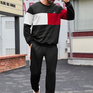 Survêtement pour homme de haute qualité, vêtements de rue, couleur et logo personnalisés, 100% coton respirant, fermeture à cordon, poches latérales, hiver - Product Image 6