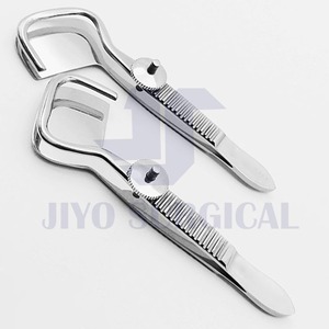 Juego de Fórceps Snellen Entropion Izquierdo y Derecho (I/D) con Tornillo de Bloqueo / Instrumentos Oftálmicos de Acero Inoxidable para Chalazión - Product Image 6