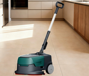 Tốt Nhất Phổ Biến Có Thể Gập Lại Tay Đẩy Mini Scrubber Máy Cho Ướt Và Khô Với Pin Cho Gạch & Cứng Sàn - Product Image 5