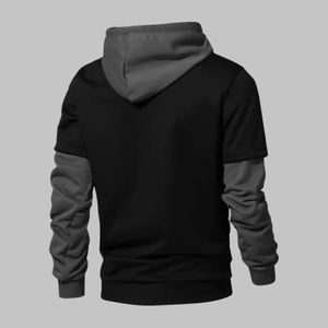 Fabrication sur mesure, design personnalisé, sweat-shirts à capuche pour hommes, vente chaude d'hiver, décontractés, 100% coton, uni, à capuche, polaire, poche, coupe régulière - Product Image 4
