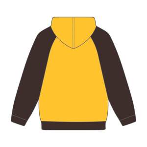 Anno di fondazione 1963 Iota Phi Theta corpo oro marrone maniche Raglan felpa con cappuccio greco confraternita abbigliamento Divine Nine HBCU - Product Image 3