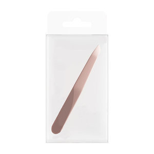 Pince à épiler inclinée plaquée or rose, pince à épiler pour épilation, pince à épiler en acier inoxydable - Product Image 5