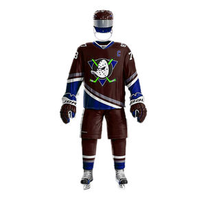 Por encargo de alta calidad de los isleños de Nueva York uniformes de hockey sobre hielo Hombres OEM Personalizado Ropa de hockey sobre hielo Uniformes profesionales - Product Image 4