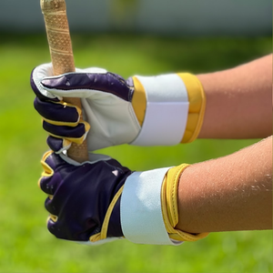 ถุงมือเบสบอลตีเบสบอลหนังแท้กันลื่นทนทานด้ามจับที่เหนือกว่าดีไซน์ปรับแต่งได้สำหรับผู้ใหญ่ระบายอากาศได้ดี - Product Image 4